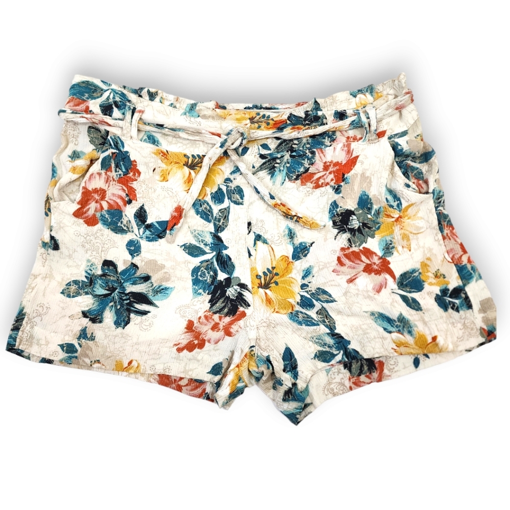 Maurices Floral High Waist Shorts - Multicolor